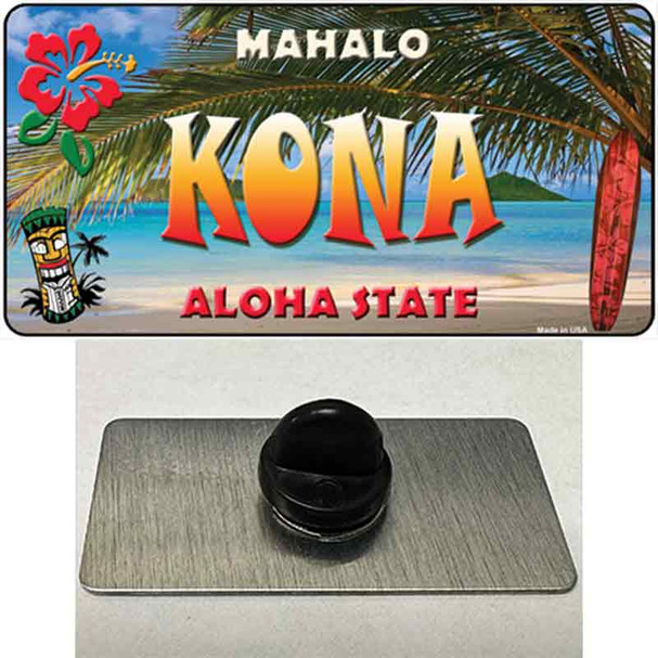 Kona Hawaii State Wholesale Novelty Metal Hat Pin