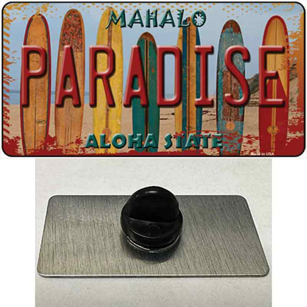 Paradise Surfboards Hawaii State Wholesale Novelty Metal Hat Pin
