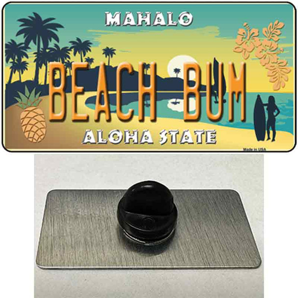 Beach Bum Hawaii Pineapple Wholesale Novelty Metal Hat Pin