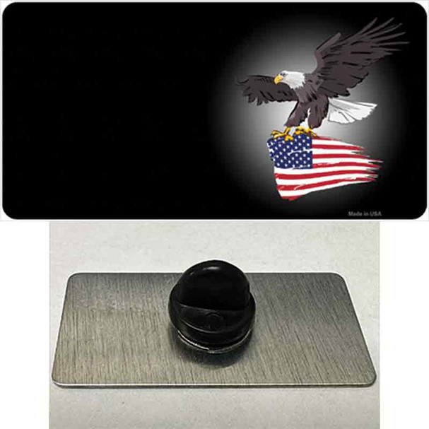 Eagle Flag Offset Wholesale Novelty Metal Hat Pin