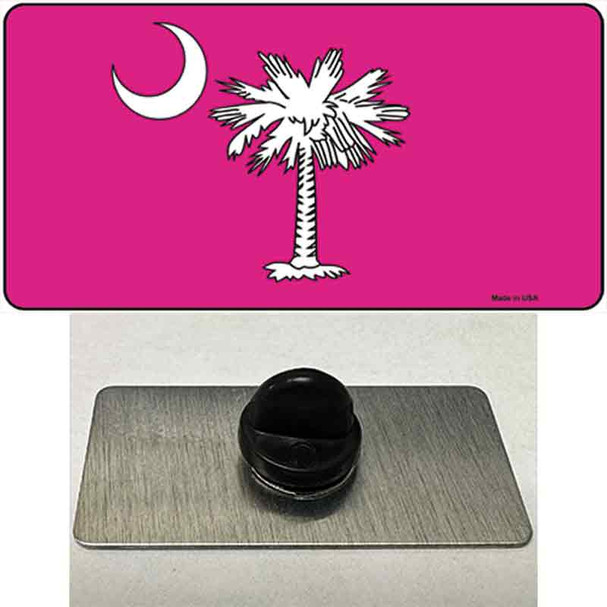 South Carolina Flag Pink Wholesale Novelty Metal Hat Pin