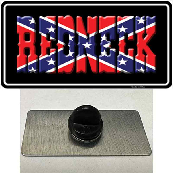 Redneck Confederate Flag Black Wholesale Novelty Metal Hat Pin