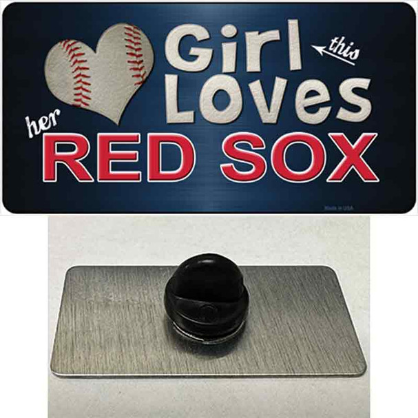 This Girl Loves Her Red Sox Wholesale Novelty Metal Hat Pin
