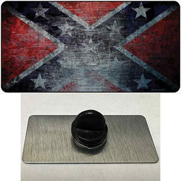 Confederate Flag Scratched Wholesale Novelty Metal Hat Pin