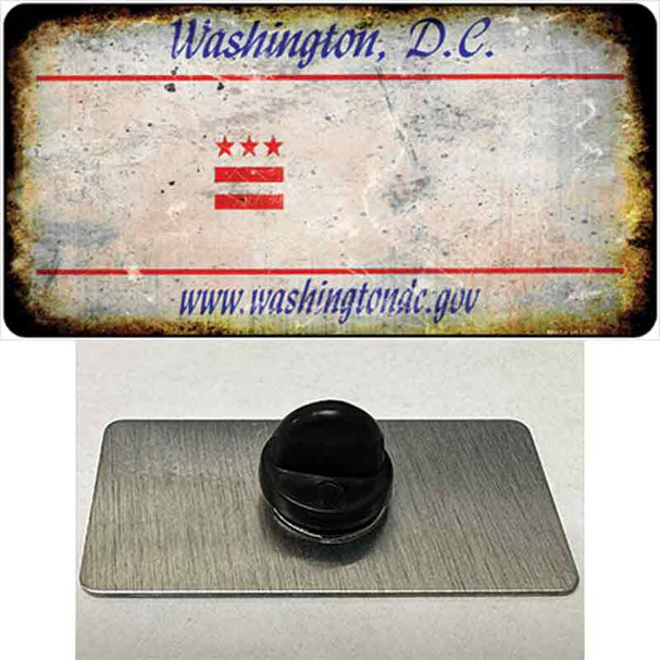 Washington DC Rusty Blank Wholesale Novelty Metal Hat Pin
