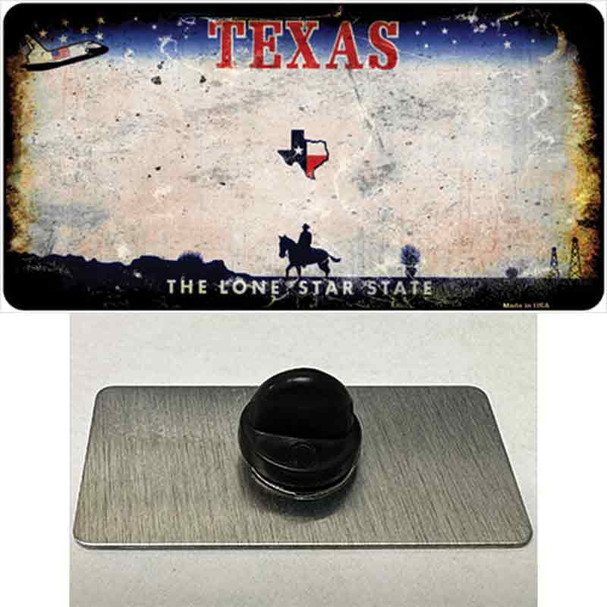 Texas Rusty Blank Wholesale Novelty Metal Hat Pin