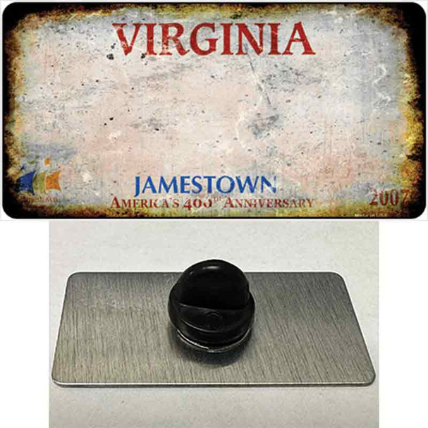 Virginia Rusty Blank Wholesale Novelty Metal Hat Pin