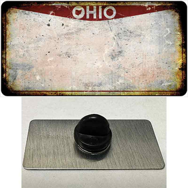 Ohio Rusty Blank Wholesale Novelty Metal Hat Pin