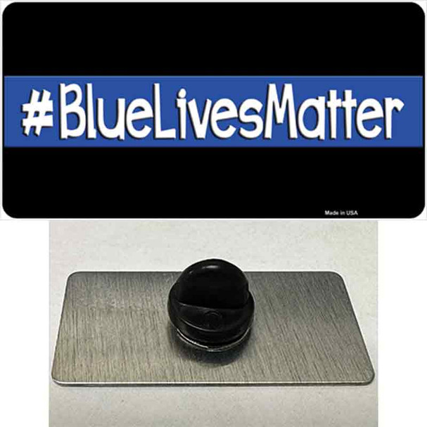 Blue Lives Matter Black Wholesale Novelty Metal Hat Pin