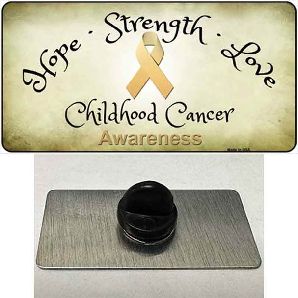 Childhood Cancer Ribbon Wholesale Novelty Metal Hat Pin