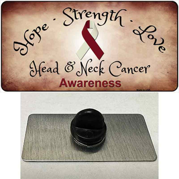 Head and Neck Cancer Ribbon Wholesale Novelty Metal Hat Pin