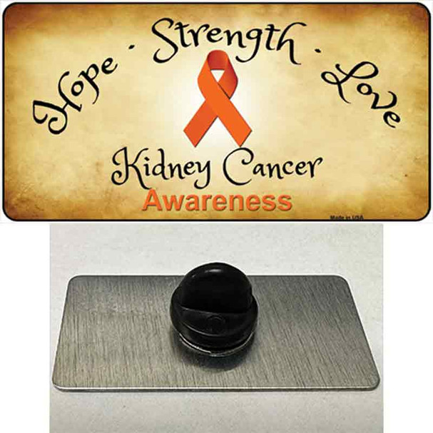Kidney Cancer Ribbon Wholesale Novelty Metal Hat Pin