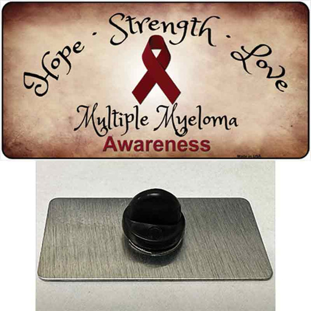 Multiple Myeloma Cancer Ribbon Wholesale Novelty Metal Hat Pin