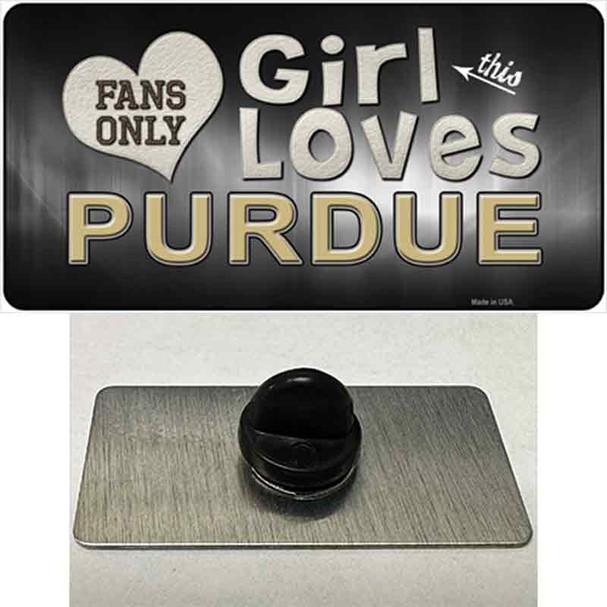 This Girl Loves Purdue Wholesale Novelty Metal Hat Pin