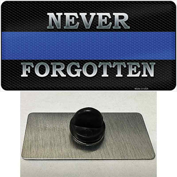 Never Forgotten Thin Blue Line Wholesale Novelty Metal Hat Pin