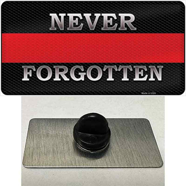 Never Forgotten Thin Red Line Wholesale Novelty Metal Hat Pin