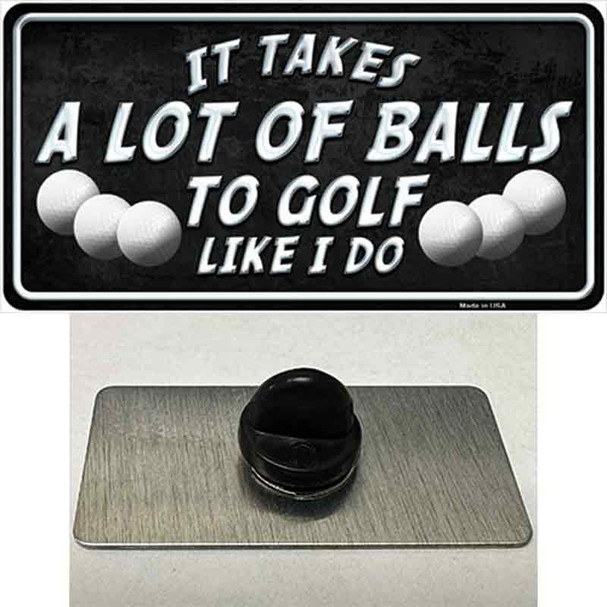 A Lot Of Balls Wholesale Novelty Metal Hat Pin