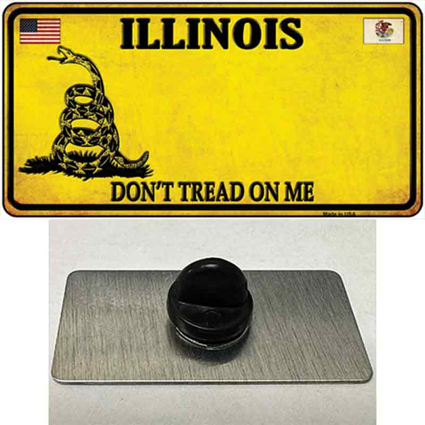 Illinois Dont Tread On Me Wholesale Novelty Metal Hat Pin