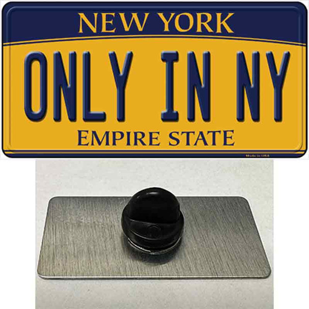 Only in NY New York Wholesale Novelty Metal Hat Pin