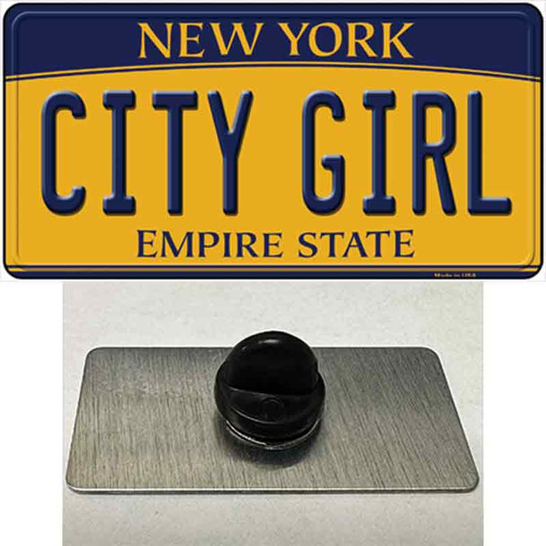 City Girl New York Wholesale Novelty Metal Hat Pin