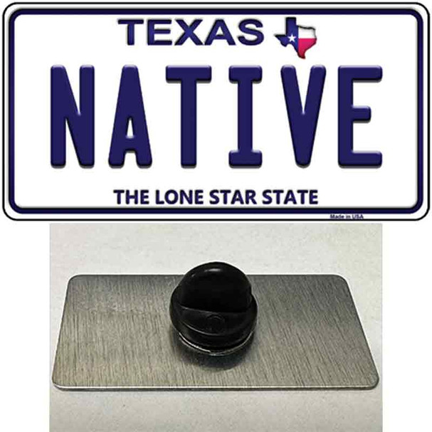 Native Texas White Wholesale Novelty Metal Hat Pin