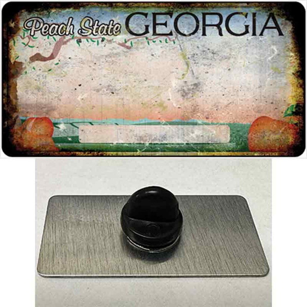 Georgia Peach Rusty Blank Wholesale Novelty Metal Hat Pin