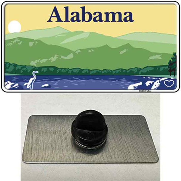 Alabama Scenic Blank Wholesale Novelty Metal Hat Pin