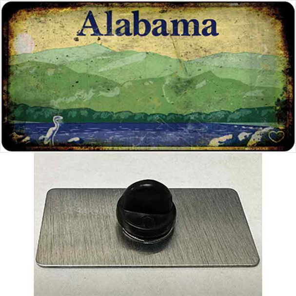 Alabama Scenic Rusty Blank Wholesale Novelty Metal Hat Pin