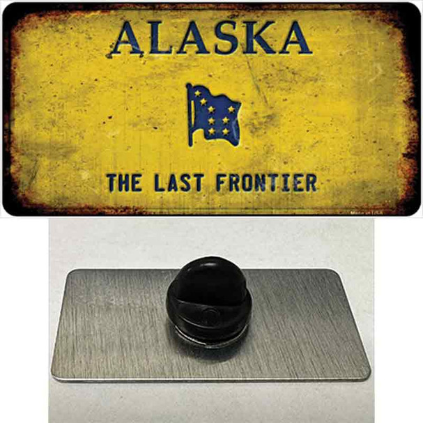 Alaska Frontier Rusty Blank Wholesale Novelty Metal Hat Pin