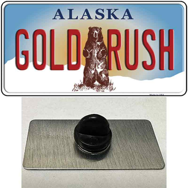 Gold Rush Alaska State Wholesale Novelty Metal Hat Pin