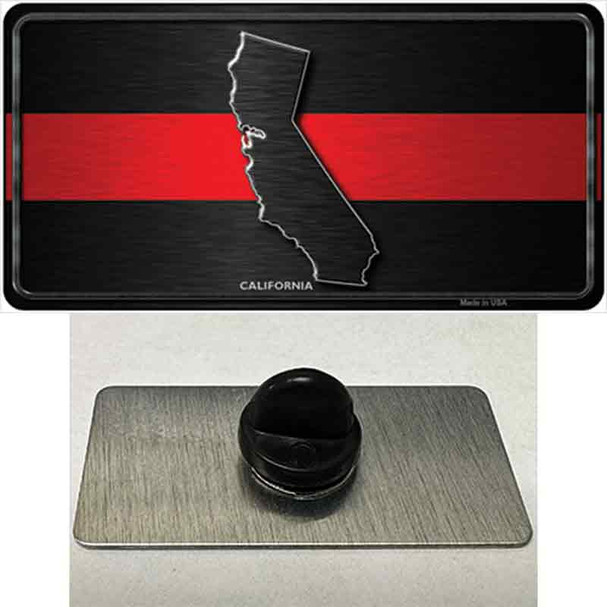 California Thin Red Line Wholesale Novelty Metal Hat Pin