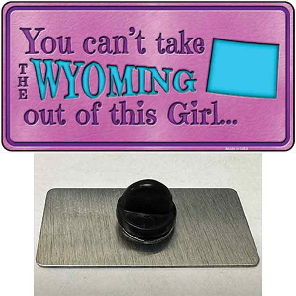 Wyoming Girl Pink Wholesale Novelty Metal Hat Pin