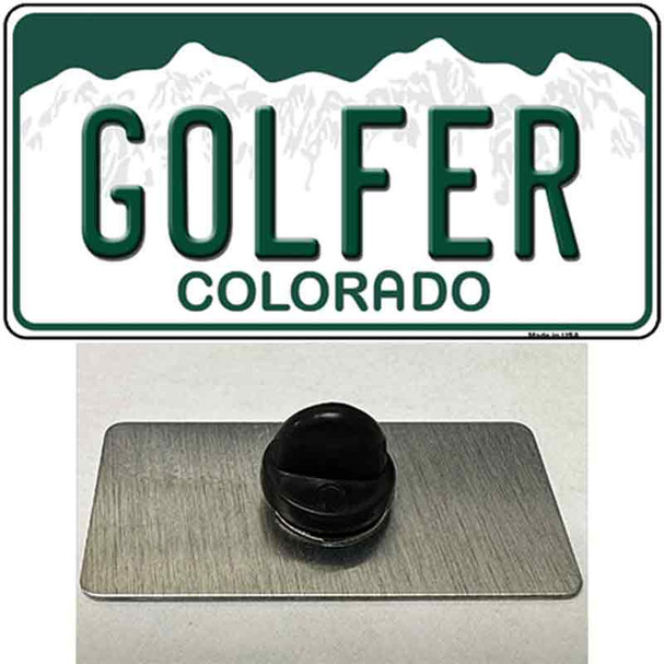 Golfer Colorado Wholesale Novelty Metal Hat Pin