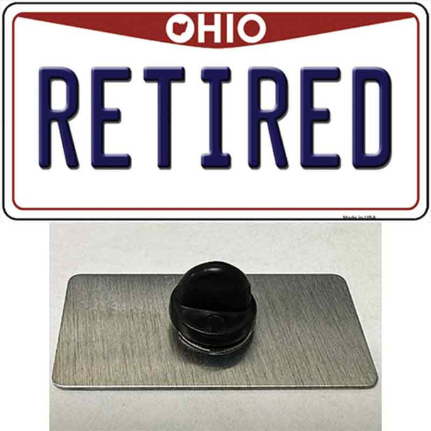 Retired Ohio Wholesale Novelty Metal Hat Pin