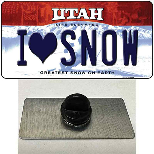 I Love Snow Utah Wholesale Novelty Metal Hat Pin
