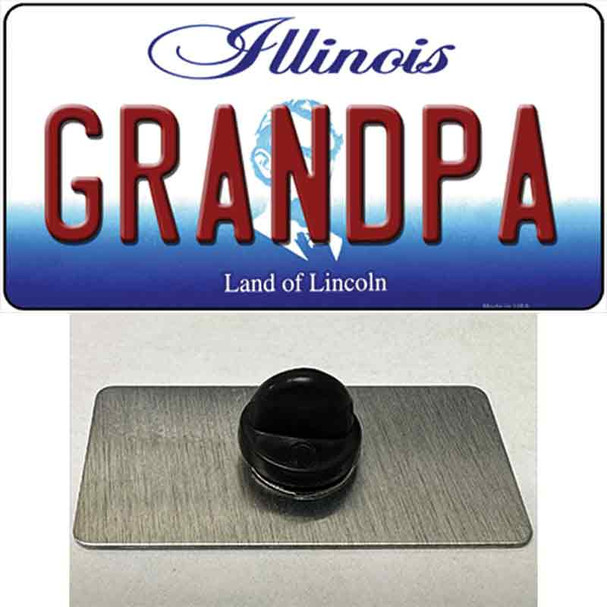 Grandpa Illinois Wholesale Novelty Metal Hat Pin