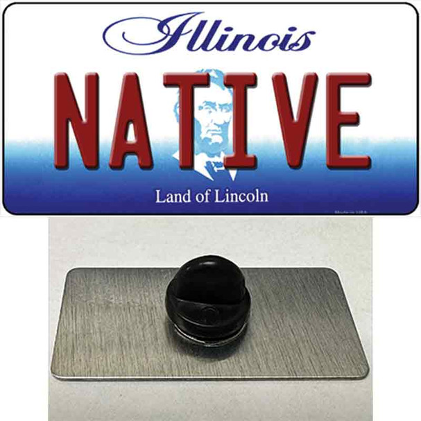 Native Illinois Wholesale Novelty Metal Hat Pin