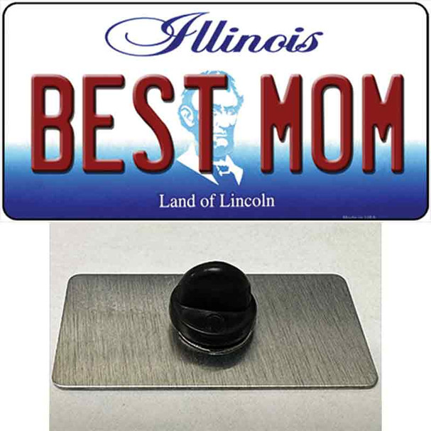 Best Mom Illinois Wholesale Novelty Metal Hat Pin