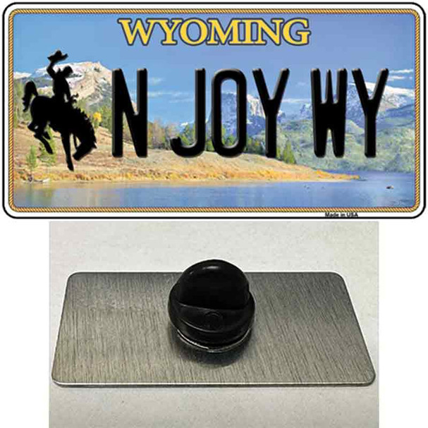 N Joy WY Wyoming Wholesale Novelty Metal Hat Pin