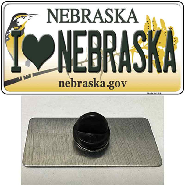 I Love Nebraska Wholesale Novelty Metal Hat Pin