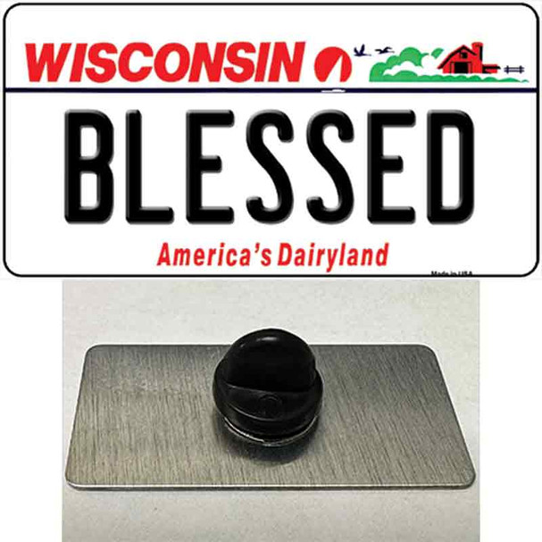 Blessed Wisconsin Wholesale Novelty Metal Hat Pin