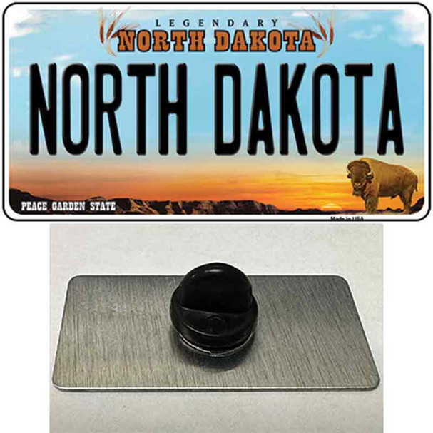 North Dakota Legendary Wholesale Novelty Metal Hat Pin