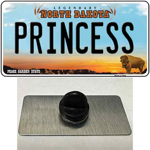 Princess North Dakota Wholesale Novelty Metal Hat Pin