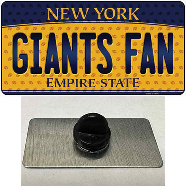 Giants Fan New York Wholesale Novelty Metal Hat Pin