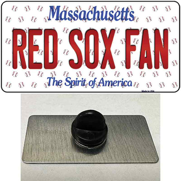 Red Sox Fan Massachusetts Wholesale Novelty Metal Hat Pin