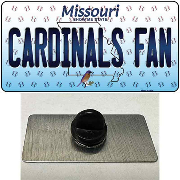Cardinals Fan Missouri Wholesale Novelty Metal Hat Pin