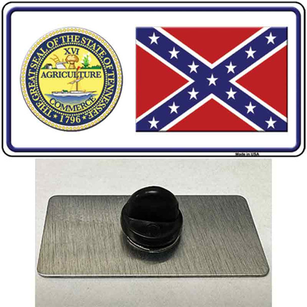 Confederate Flag Tennessee Seal Wholesale Novelty Metal Hat Pin