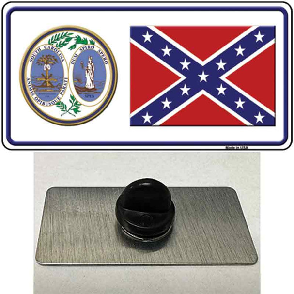 Confederate Flag South Carolina Seal Wholesale Novelty Metal Hat Pin