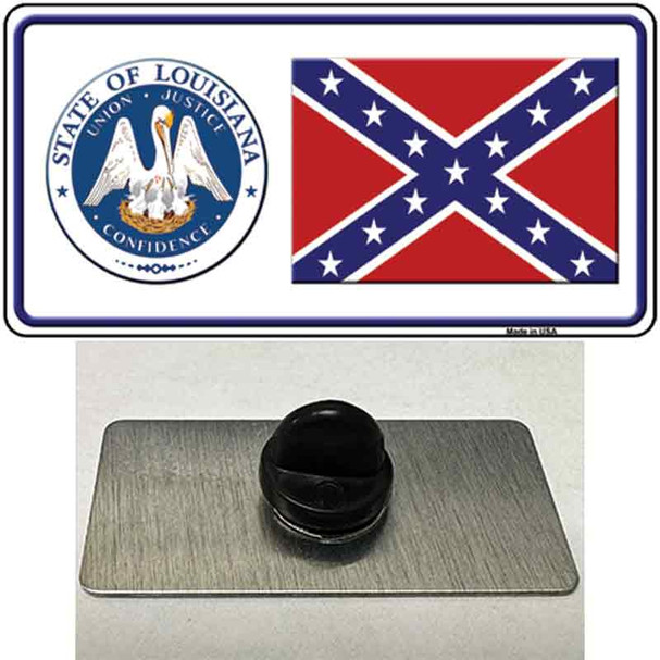 Confederate Flag Louisiana Seal Wholesale Novelty Metal Hat Pin