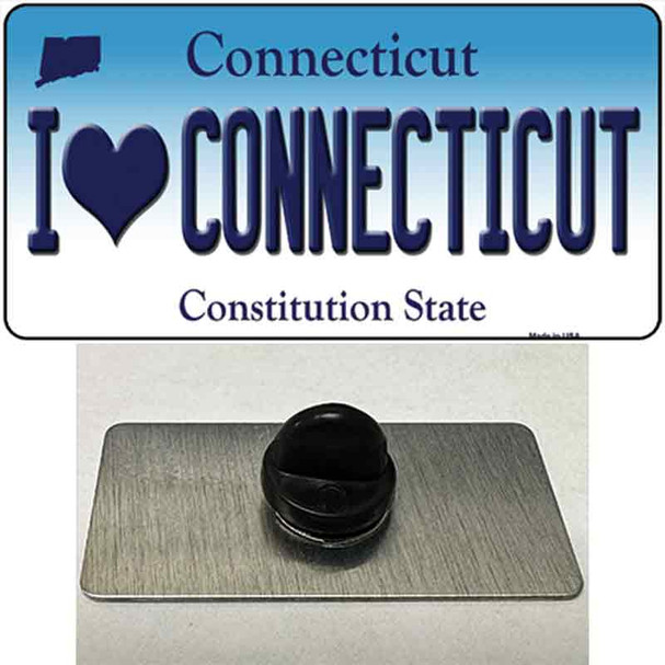 I Love Connecticut Wholesale Novelty Metal Hat Pin